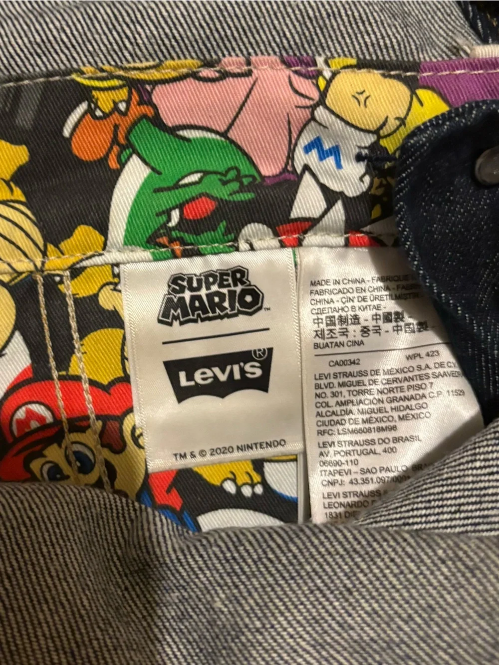 LEVI'S® X SUPER MARIO OVERALLS NINTENDO XS